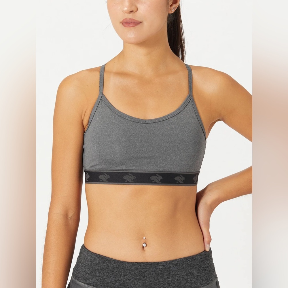 Brand New With Tags - Rabbit Sports Bra in Charcoal